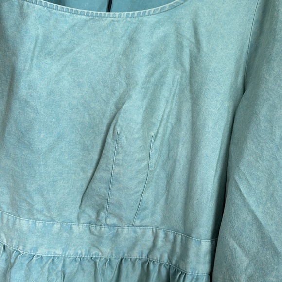 Ava & Viv Balloon 3/4 Sleeve A-line Tiered Dress Size X - Picture 3 of 8